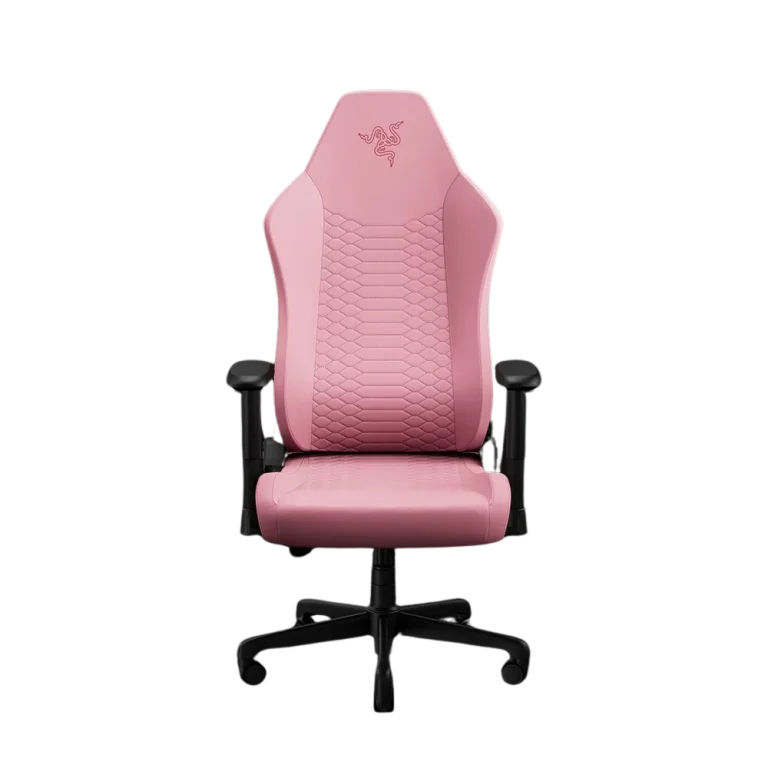כיסא גיימינג דגם Iskur V2 X NewGen בצבע ורוד מבית Razer