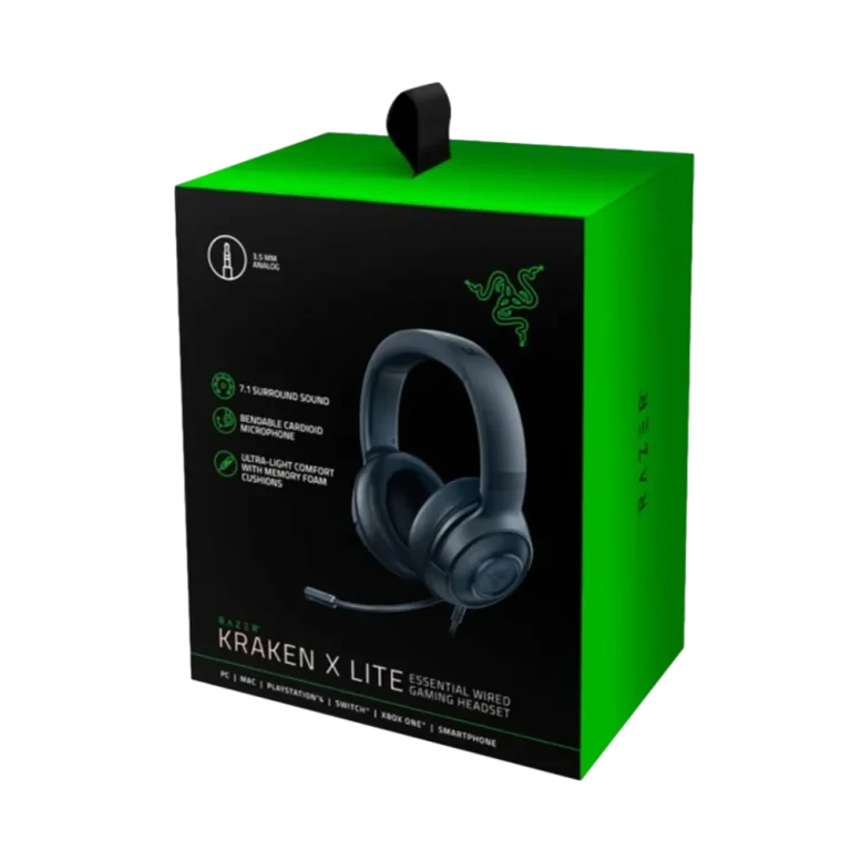 אוזניות גיימינג RAZER KRAKEN X LITE