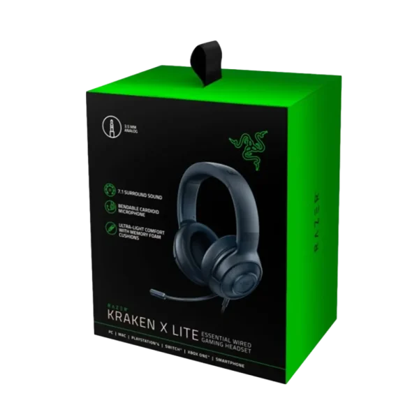 אוזניות גיימינג RAZER KRAKEN X LITE