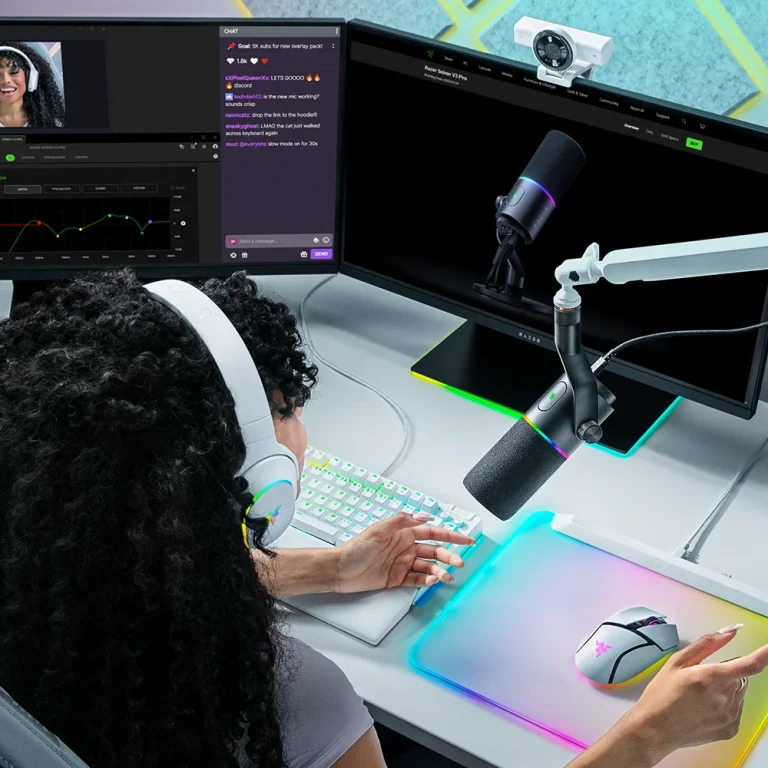 מיקרופון דינמי מקצועי דגם Seiren V3 Pro מבית Razer