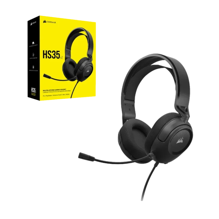 אוזניות גיימינג שחור CORSAIR HS35 v2 Multiplatform