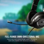 אוזניות גיימינג שחור CORSAIR HS35 v2 Multiplatform