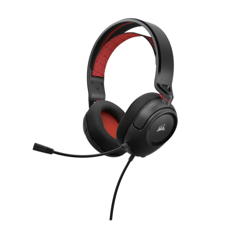 אוזניות גיימינג אדום CORSAIR HS35 v2 Multiplatform