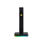 מעמד מואר לאוזניות – CORSAIR ST100 RGB Premium Headset Stand
