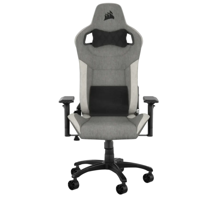כיסא גיימינג בד CORSAIR T3 RUSH 2023 Fabric White/Grey