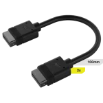 כבל שחור 2 יח' -CORSAIR iCUE LINK 2x 100mm