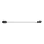 כבל שחור CORSAIR iCUE LINK 2x 200mm, Straight/Slim 90° connectors