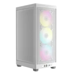 מארז למחשב CORSAIR 2000D RGB White AIRFLOW Mini-ITX לבן