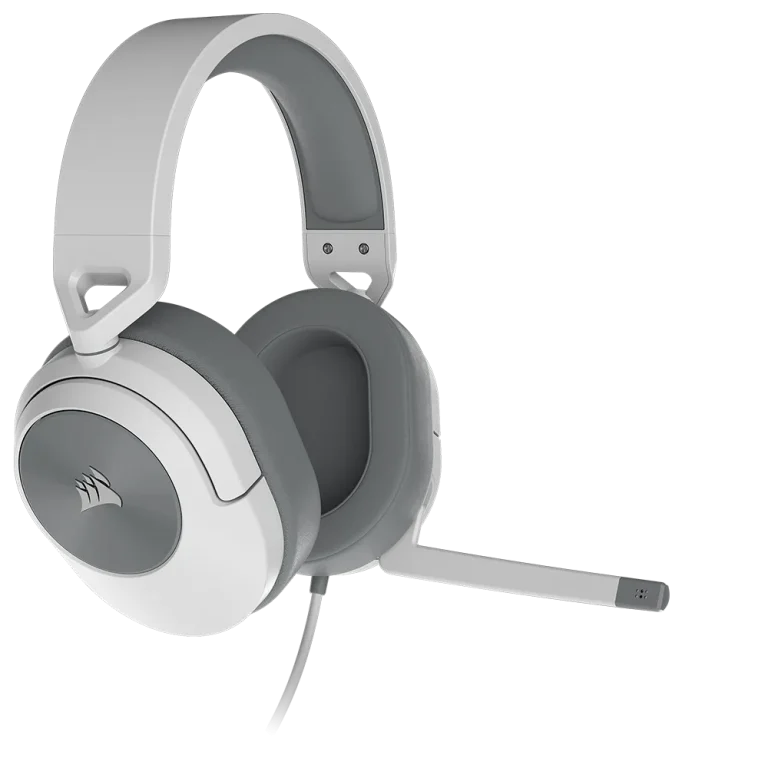אוזניות גיימינג CORSAIR HS55 STEREO – לבן