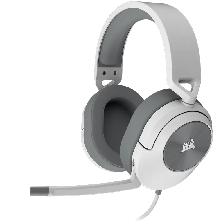 אוזניות גיימינג CORSAIR HS55 STEREO – לבן