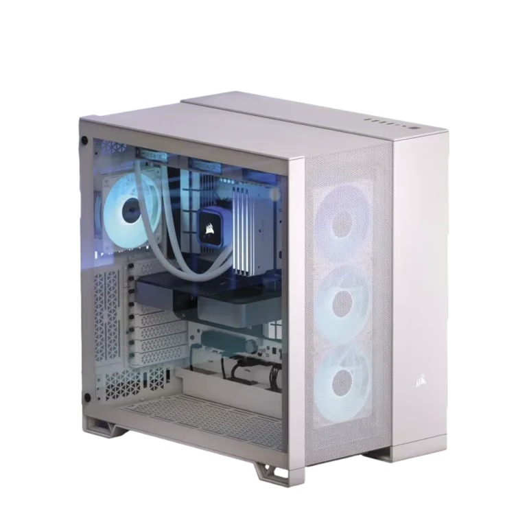 מארז למחשב CORSAIR 6500D AIRFLOW Mid-Tower Dual Chamber לבן