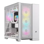מארז למחשב CORSAIR 6500D AIRFLOW Mid-Tower Dual Chamber לבן