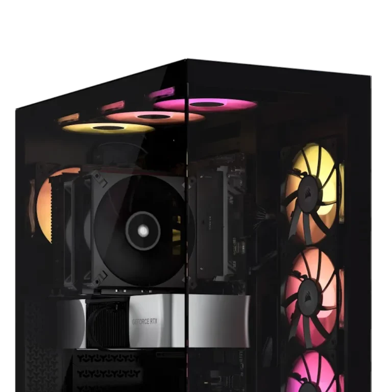 מארז מחשב Corsair 3500X Mid-Tower – עם פאנלים מזכוכית ועיצוב מותאם לבנייה מודרנית