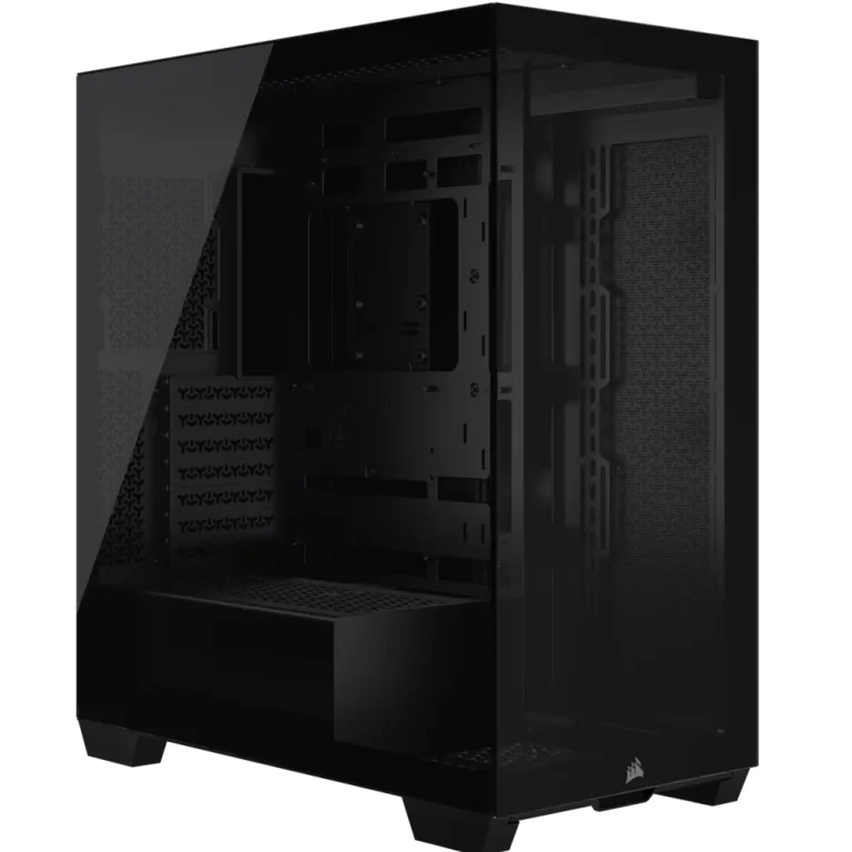 מארז מחשב Corsair 3500X Mid-Tower – עם פאנלים מזכוכית ועיצוב מותאם לבנייה מודרנית