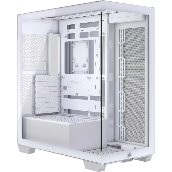 מארז CORSAIR 3500X Mid-Tower – לבן