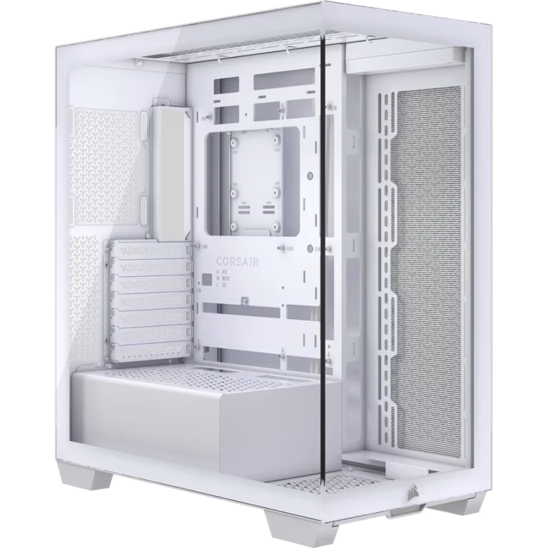 מארז CORSAIR 3500X Mid-Tower – לבן