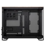 מארז CORSAIR 6500X Mid‑Tower Dual Chamber – שחור עם פאנלים מעץ אגוז