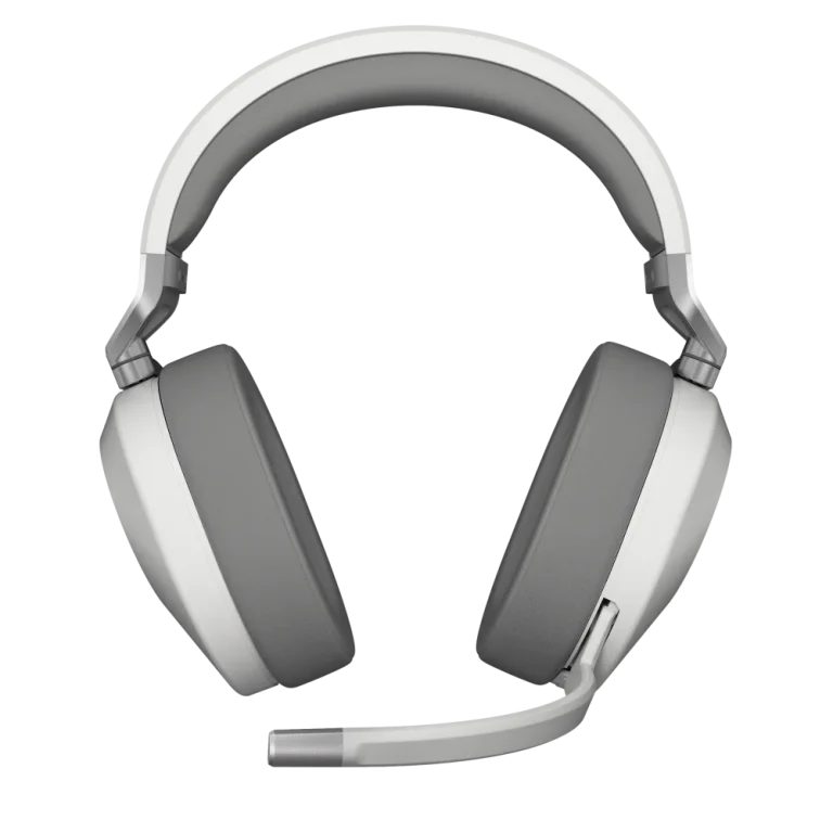 אוזניות גיימינג אלחוטיות CORSAIR HS65 SURROUND 7.1 – לבן