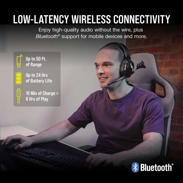 אוזניות גיימינג אלחוטיות - CORSAIR HS55 WIRELESS CORE