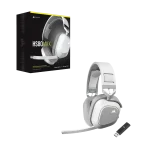 אוזניות גיימינג אלחוטיות CORSAIR HS80 MAX WIRELESS White