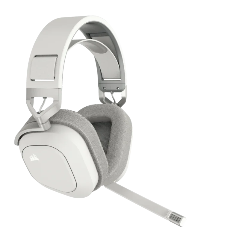 אוזניות גיימינג אלחוטיות CORSAIR HS80 MAX WIRELESS White