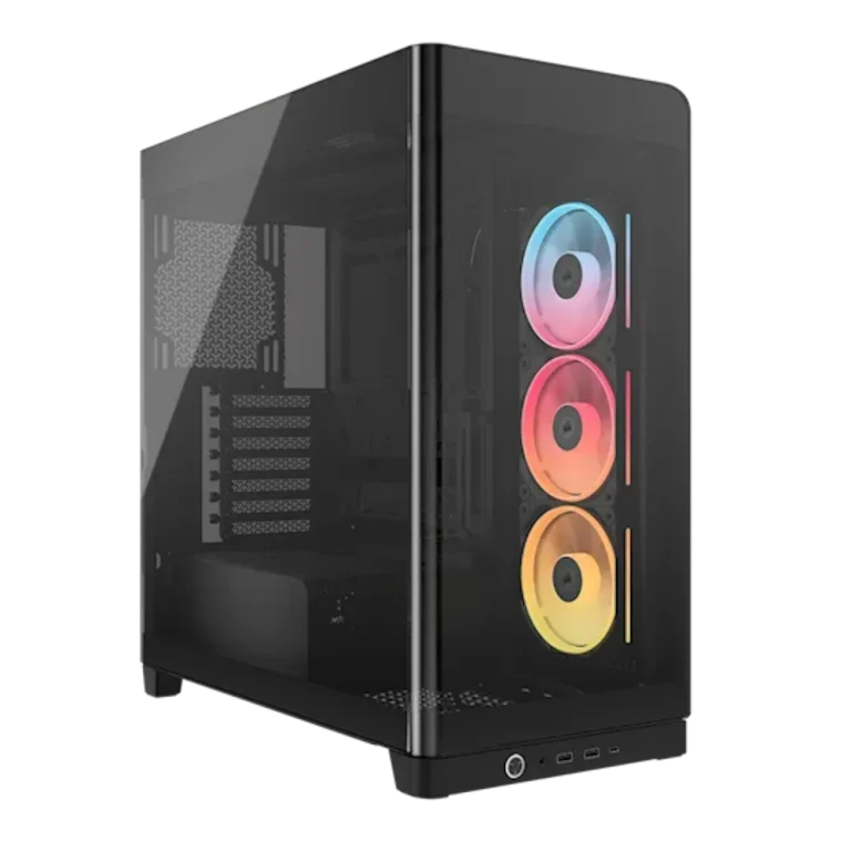 מארז מחשב CORSAIR FRAME 4500X ARGB זכוכית – מיד טאוור שחור