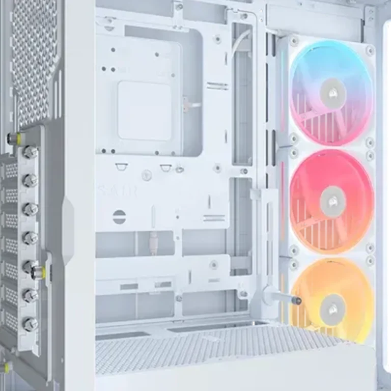 מארז מחשב CORSAIR FRAME 4500X ARGB זכוכית – מיד טאוור לבן