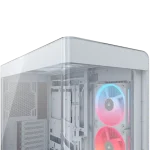 מארז מחשב CORSAIR FRAME 4500X ARGB זכוכית – מיד טאוור לבן
