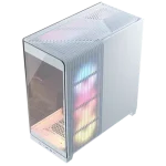 מארז מחשב CORSAIR FRAME 4500X ARGB זכוכית – מיד טאוור לבן