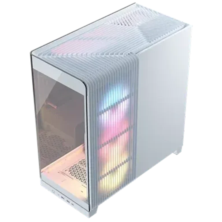 מארז מחשב CORSAIR FRAME 4500X ARGB זכוכית – מיד טאוור לבן