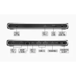 תחנת עגינה DP CORSAIR TBT100 Thunderbolt 3 Dock