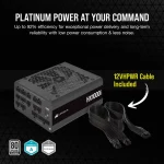 ספק כוח מודולרי 1000 וואט HX1000i Fully Modular Ultra-Low Noise Platinum