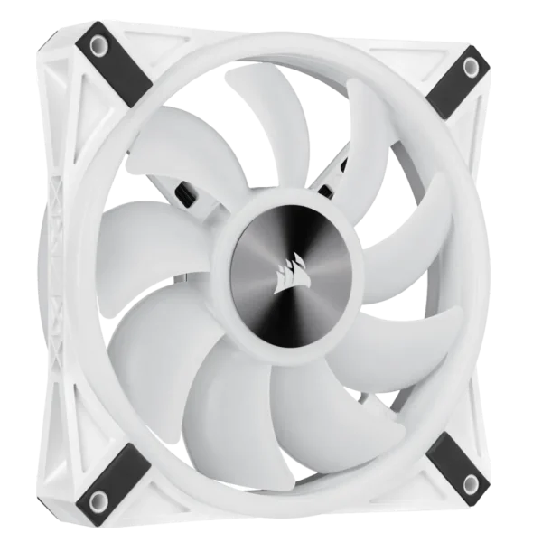 מאוורר 140 מ"מ – CORSAIR iCUE QL140 RGB LED PWM Fan 1 Pack - לבן