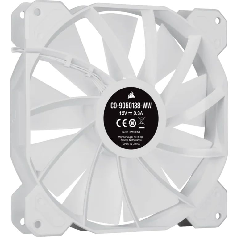 2 מאווררים 140 מ"מ + בקר שליטה – iCUE SP140 RGB ELITE 2 Pack + Node CORE - לבן