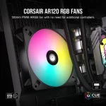 קיט 3 מאווררים 120 CORSAIR iCUE AR120 Digital RGB PWM Triple Pack