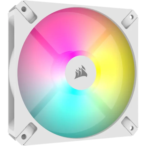 מאוורר לבן בודד 120 CORSAIR iCUE AR120 Digital RGB PWM