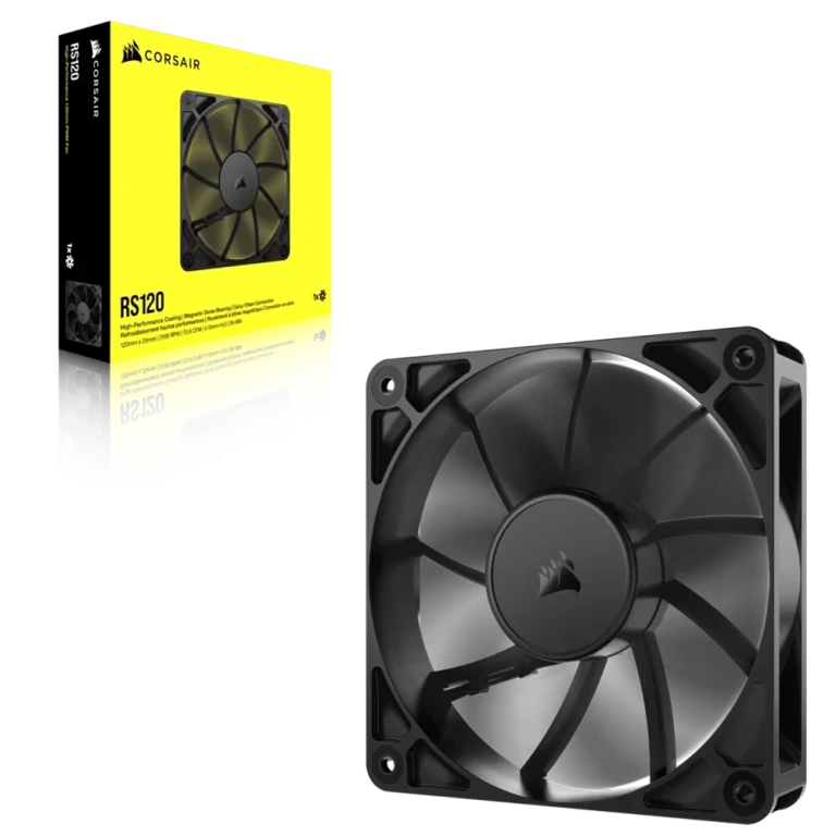 מאוורר למארז RS120 120mm PWM מבית CORSAIR שחור