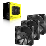 שלישיית מאווררים RS120 120mm מבית CORSAIR – שחור
