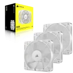 שלישיית מאווררים RS120 120mm מבית CORSAIR – לבן