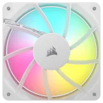 שלישיית מאווררי RGB RS120 120mm  מבית CORSAIR – לבן