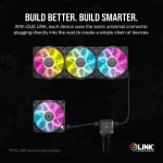 קיט 3 מאווררים + בקר CORSAIR iCUE LINK RX120 RGB 120mm Triple Pack