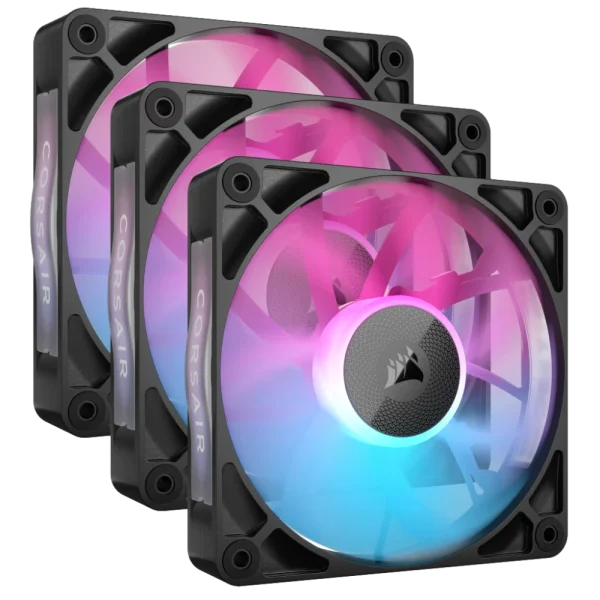 קיט 3 מאווררים + בקר CORSAIR iCUE LINK RX120 RGB 120mm Triple Pack