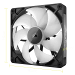 iCUE LINK RX140 RGB 140mm PWM Fan Twin Starter Kit – זוג מאווררי קירור עם תאורת RGB וביצועים גבוהים