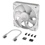 מאוורר RX120 RGB 120mm מבית CORSAIR - לבן