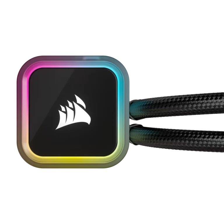 קירור נוזלי למעבד iCUE H100i RGB ELITE – mm240 מבית CORSAIR – שחור
