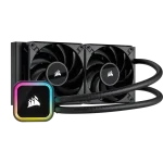 קירור נוזלי למעבד iCUE H100i RGB ELITE – mm240 מבית CORSAIR – שחור