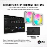 קירור נוזלי למעבד 240 מ"מ – CORSAIR iCUE H100i ELITE CAPELLIX XT לבן