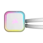 קירור נוזלי למעבד iCUE H100i RGB ELITE מבית CORSAIR – לבן