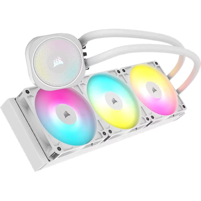 קירור נוזלי למעבד Corsair NAUTILUS 360 RS ARGB – לבן