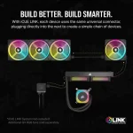 קירור נוזלי למעבד 280 מ"מ – CORSAIR iCUE LINK H115i RGB AIO CPU Cooler
